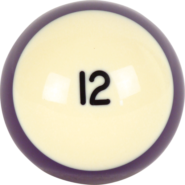 Aramith Crown Replacement Ball – #12 | Golden Break Billiards